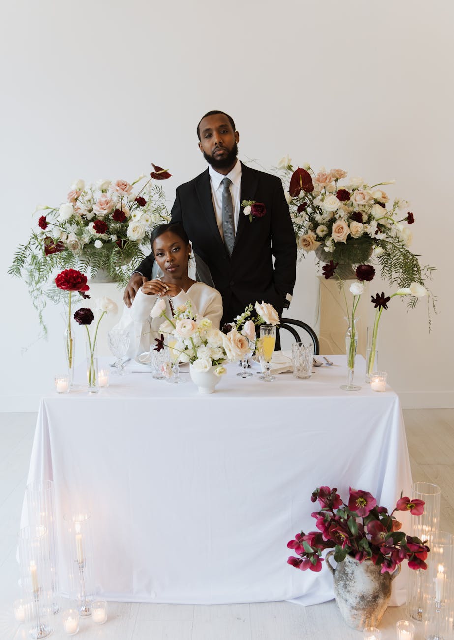 Elegant wedding reception styled by ICU Designs