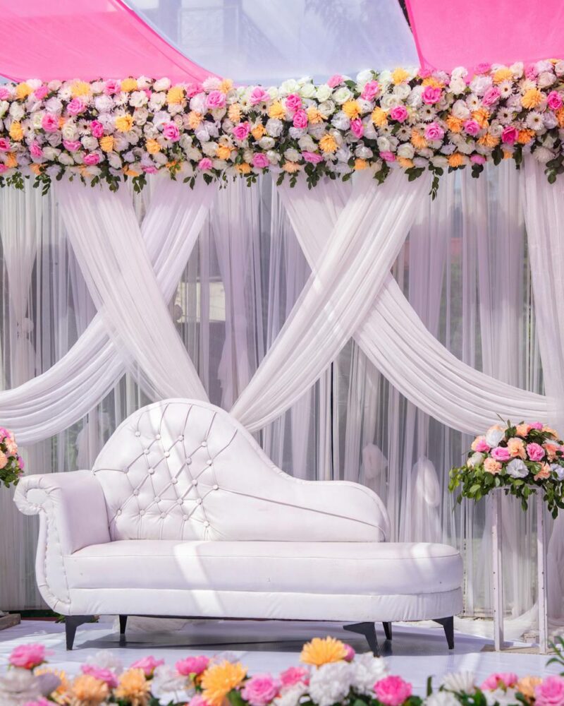 Custom backdrops and stage décor